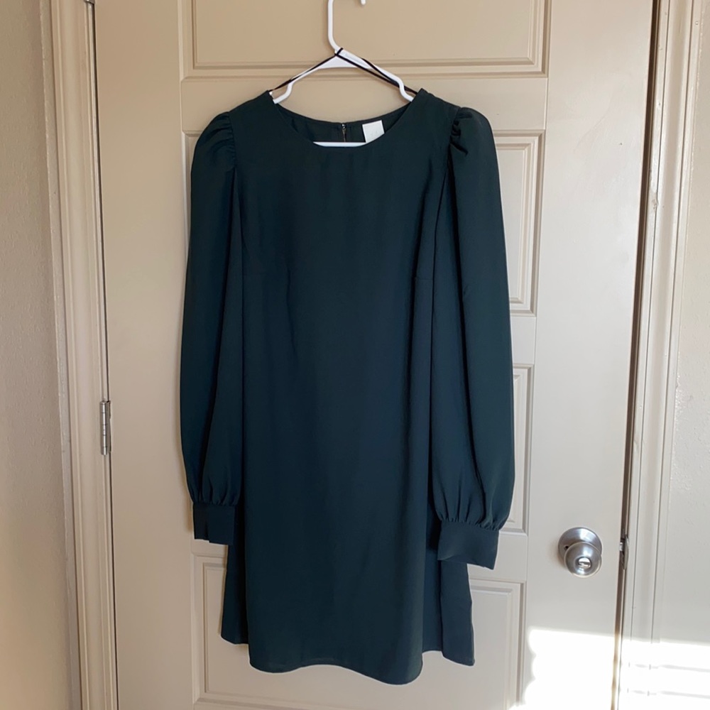 H&M Dark Green Dress
